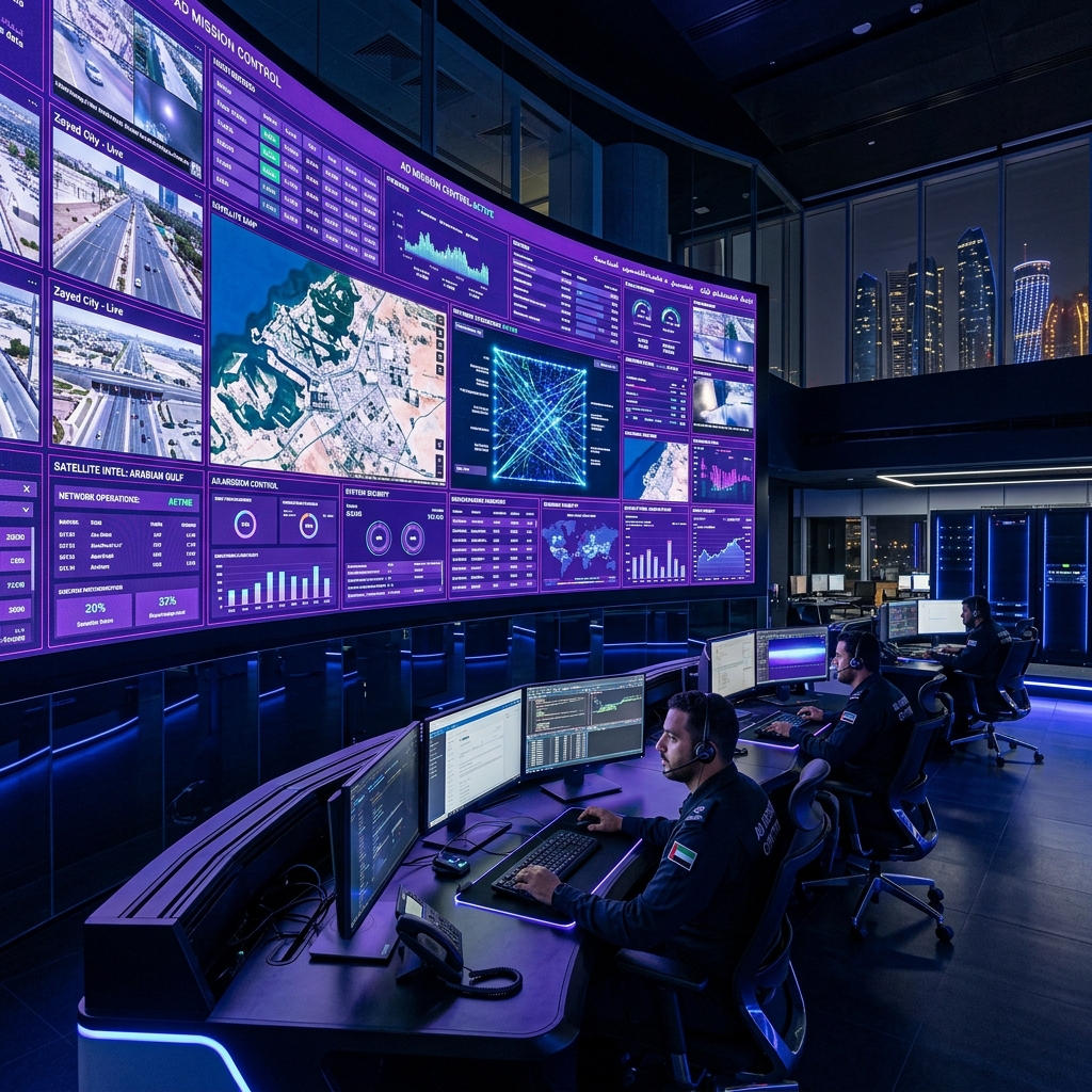 Uniview Control Room Visualization and Data Hub UAE